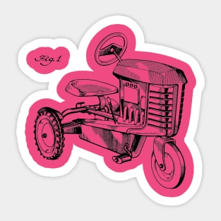 Toy Tractor Sticker